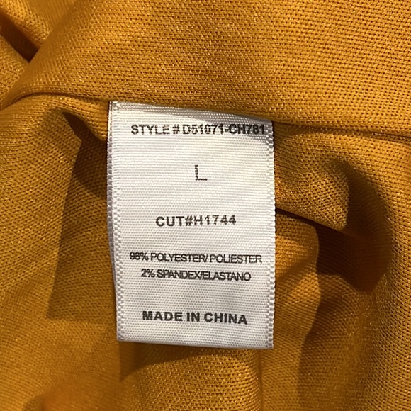 Potter’s pot yellow midi dress. US 8. - Picture 7 of 8